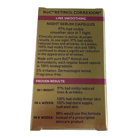 RoC Retinol Correxion Line Smoothing Night Serum Capsules - Picture 3 of 3